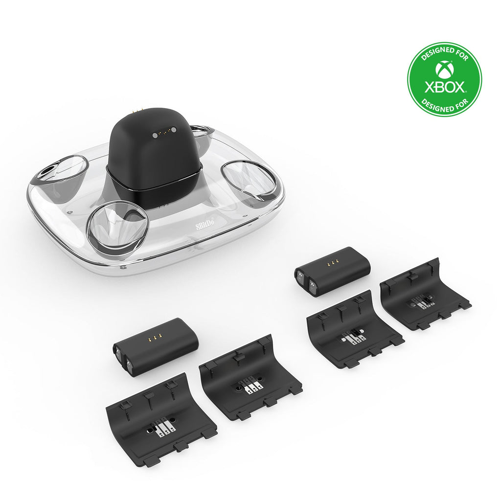 8BitDo Dual Charging Dock for Xbox wireless controllers - Charging Dock for Compatible Wireless Controllers