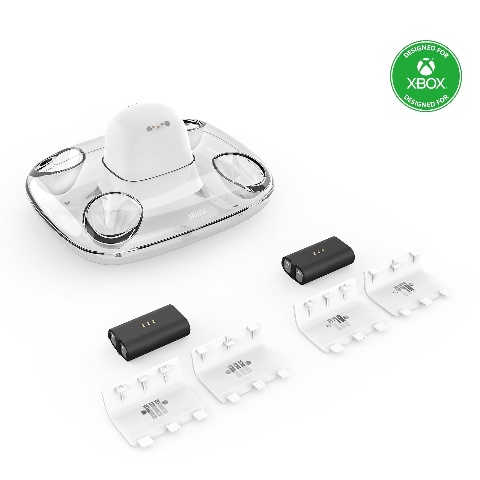 8BitDo Dual Charging Dock for Xbox wireless controllers - Charging Dock for Compatible Wireless Controllers
