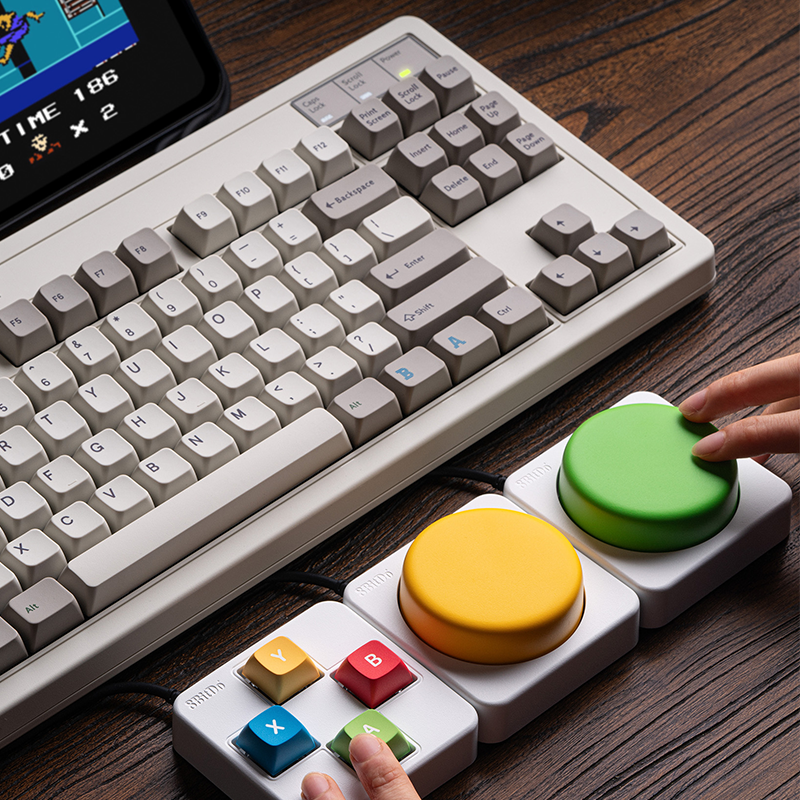 8BitDo Keyboard Extensions - Super Buttons Super ABXY Super Stick - Keyboard Accessory for Compatible 8BitDo Models