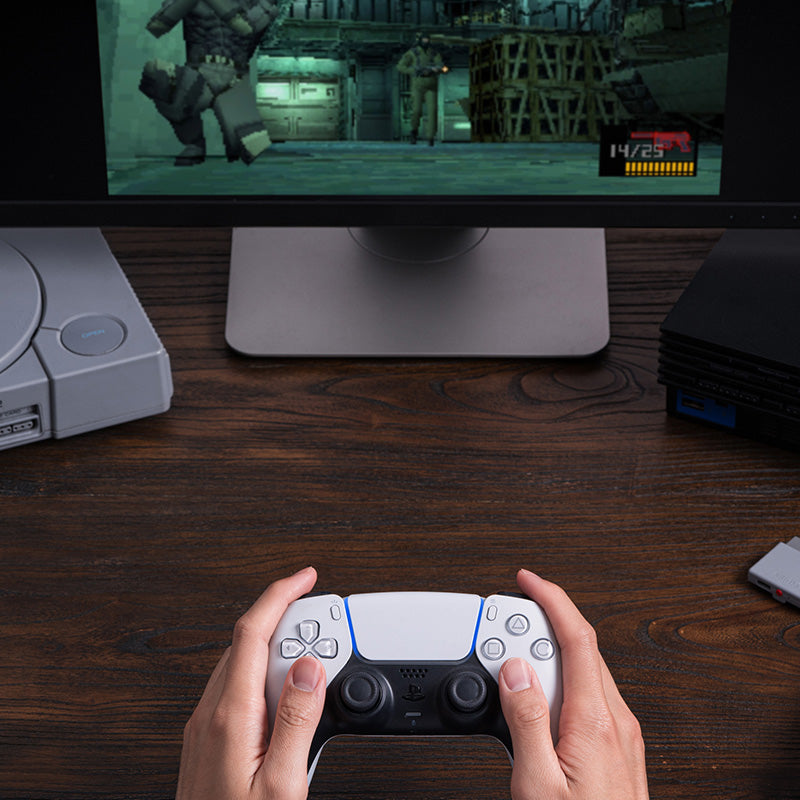 8BitDo Retro Receiver for PS1 PS2 - Adapter Edition for Supported Controllers and Systems