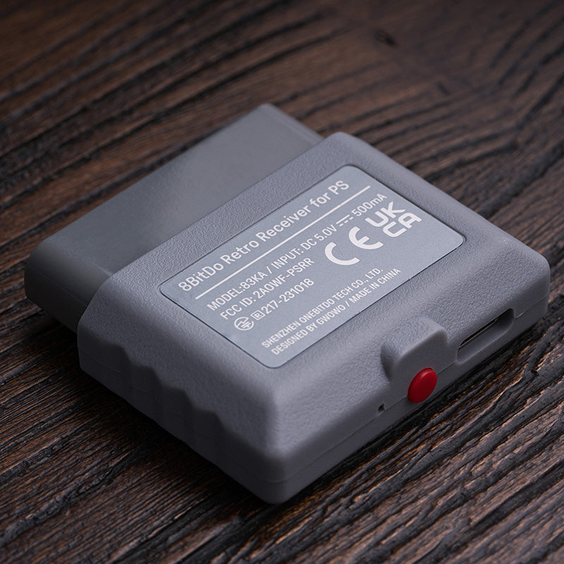 8BitDo Retro Receiver for PS1 PS2 - Adapter Edition for Supported Controllers and Systems