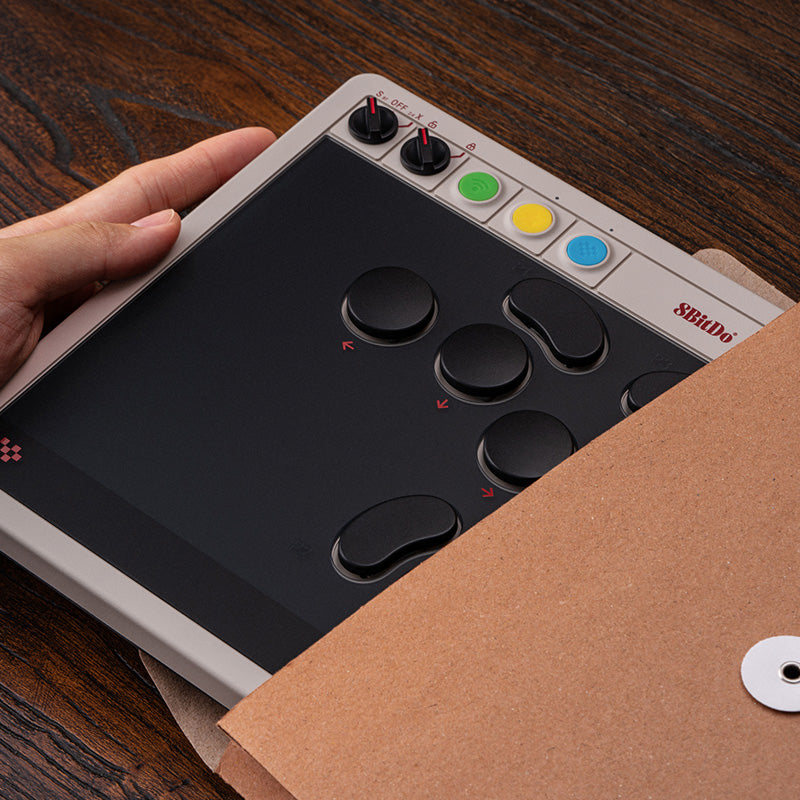 8BitDo Arcade Controller - Arcade-Style Controller for Compatible Gaming Setups