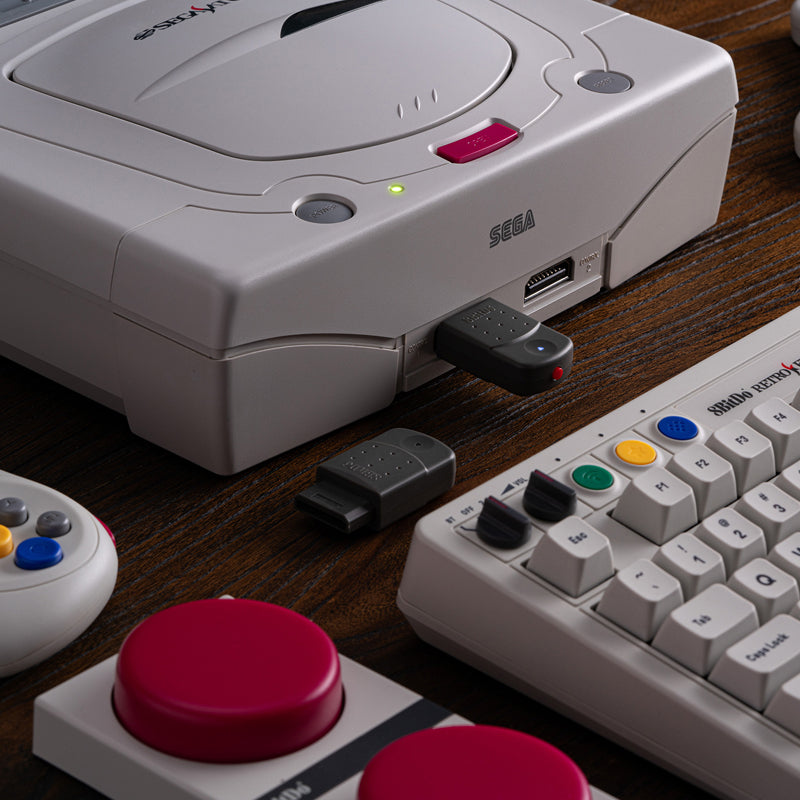 8BitDo Retro Receiver for Saturn - Adapter Edition for Supported Controllers and Systems