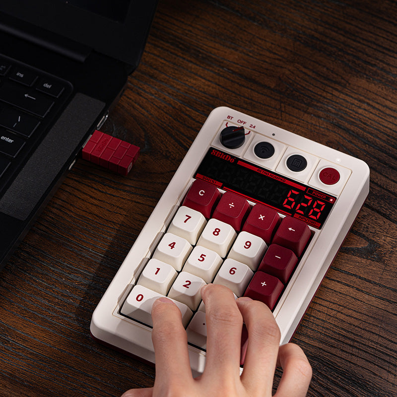 8BitDo Retro 18 Mechanical Numpad - Mechanical Keyboard Edition for Gaming and Desktop Use