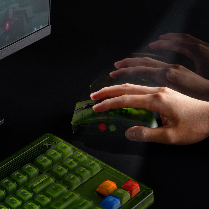 8BitDo Retro R8 Mouse - Xbox Edition - Mouse Edition for Desktop Navigation and Gaming