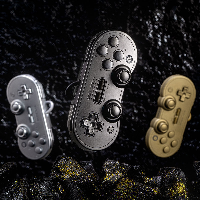 8BitDo SN30 Pro - Space Gray Limited Edition - Controller Edition for Supported Gaming Platforms