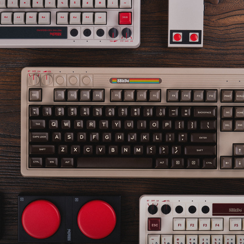 8BitDo Retro Mechanical Keyboard - Mechanical Keyboard Edition for Gaming and Desktop Use