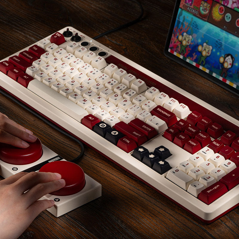 8BitDo Retro 108 Mechanical Keyboard - Mechanical Keyboard Edition for Gaming and Desktop Use