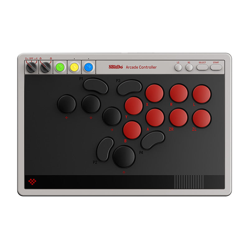 8BitDo Arcade Controller - Arcade-Style Controller for Compatible Gaming Setups