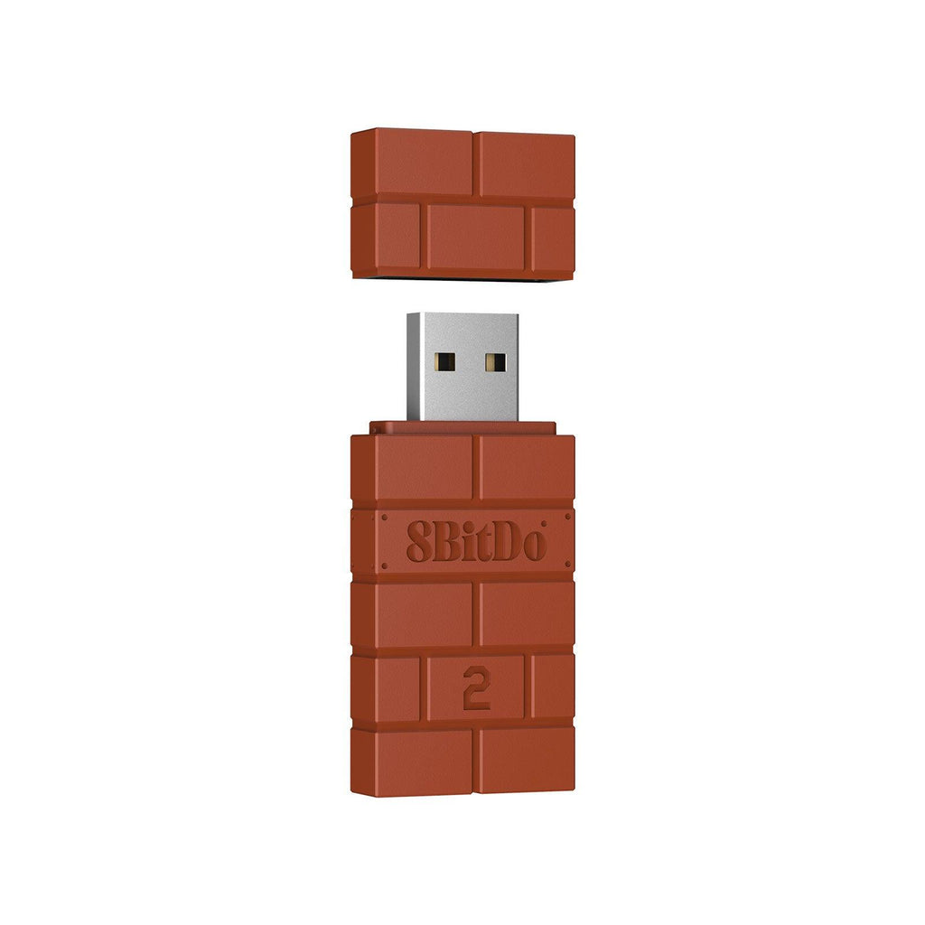 8BitDo Wireless Bluetooth USB Adapter 2 - Adapter Edition for Supported Controllers and Systems