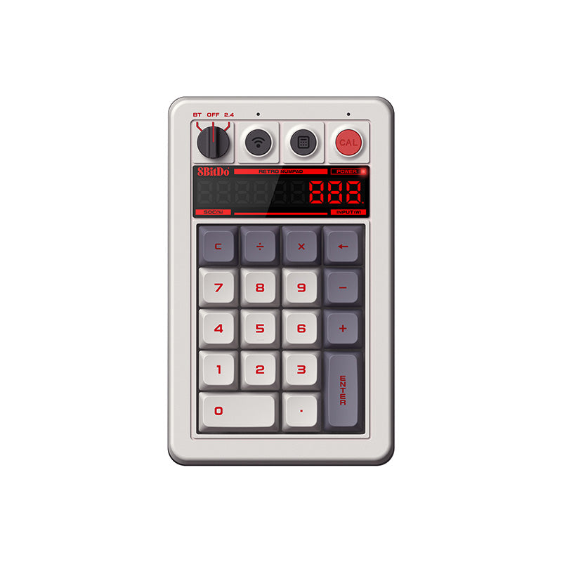 8BitDo Retro 18 Mechanical Numpad - Mechanical Keyboard Edition for Gaming and Desktop Use