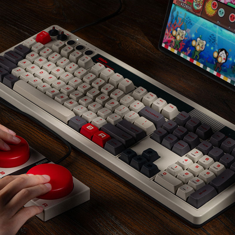8BitDo Retro 108 Mechanical Keyboard - Mechanical Keyboard Edition for Gaming and Desktop Use