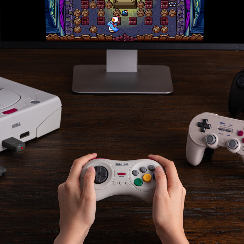 8BitDo Retro Receiver for Saturn - Adapter Edition for Supported Controllers and Systems