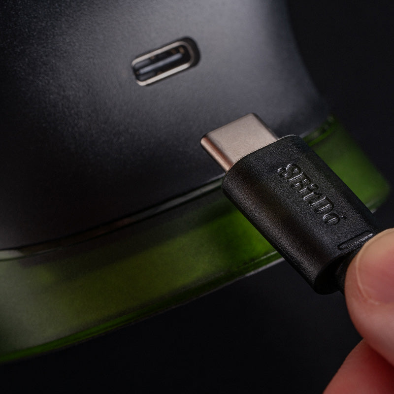 8BitDo Retro R8 Mouse - Xbox Edition - Mouse Edition for Desktop Navigation and Gaming