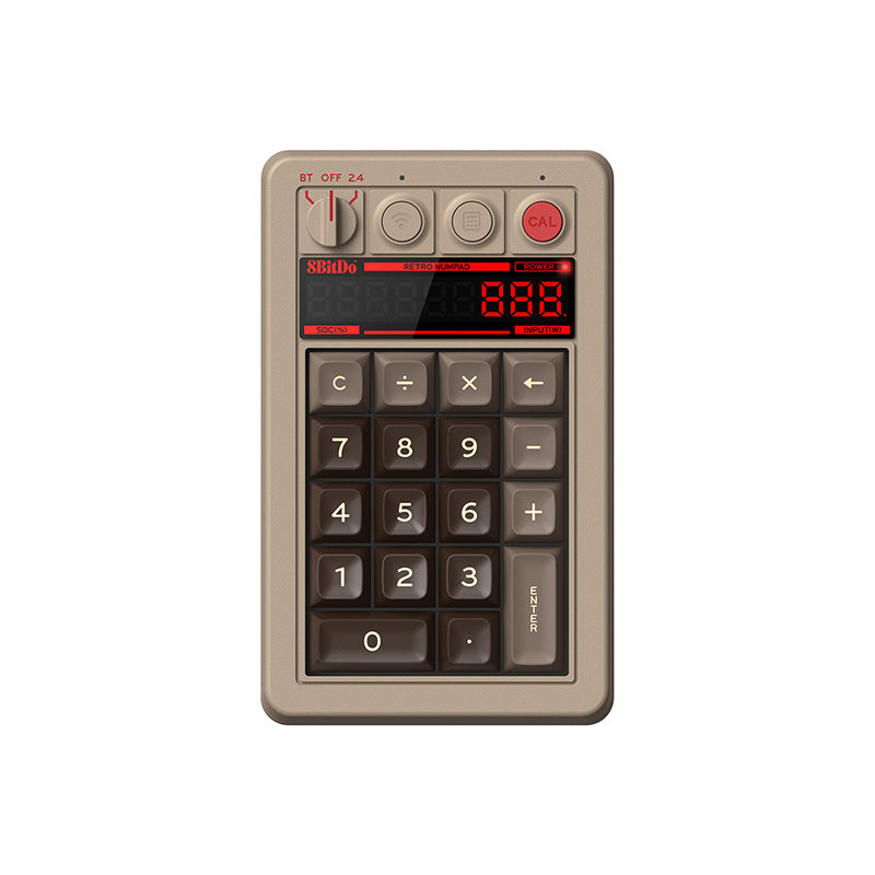 8BitDo Retro 18 Mechanical Numpad - Mechanical Keyboard Edition for Gaming and Desktop Use