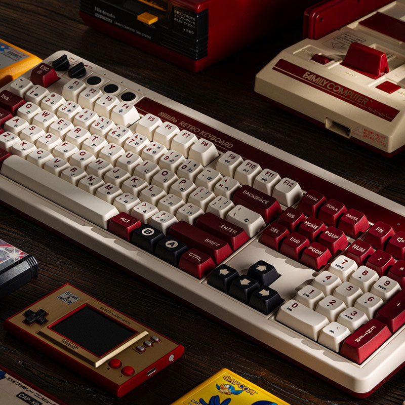 8BitDo Retro 108 Mechanical Keyboard - Mechanical Keyboard Edition for Gaming and Desktop Use