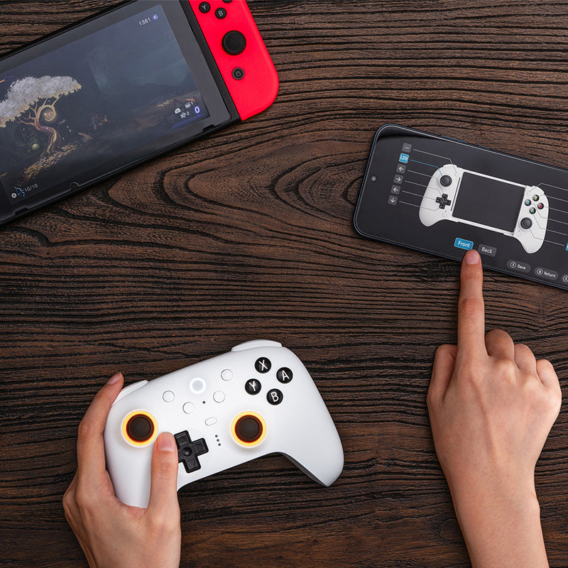 8BitDo Ultimate 2 Bluetooth Controller - Controller Edition for Supported Gaming Platforms