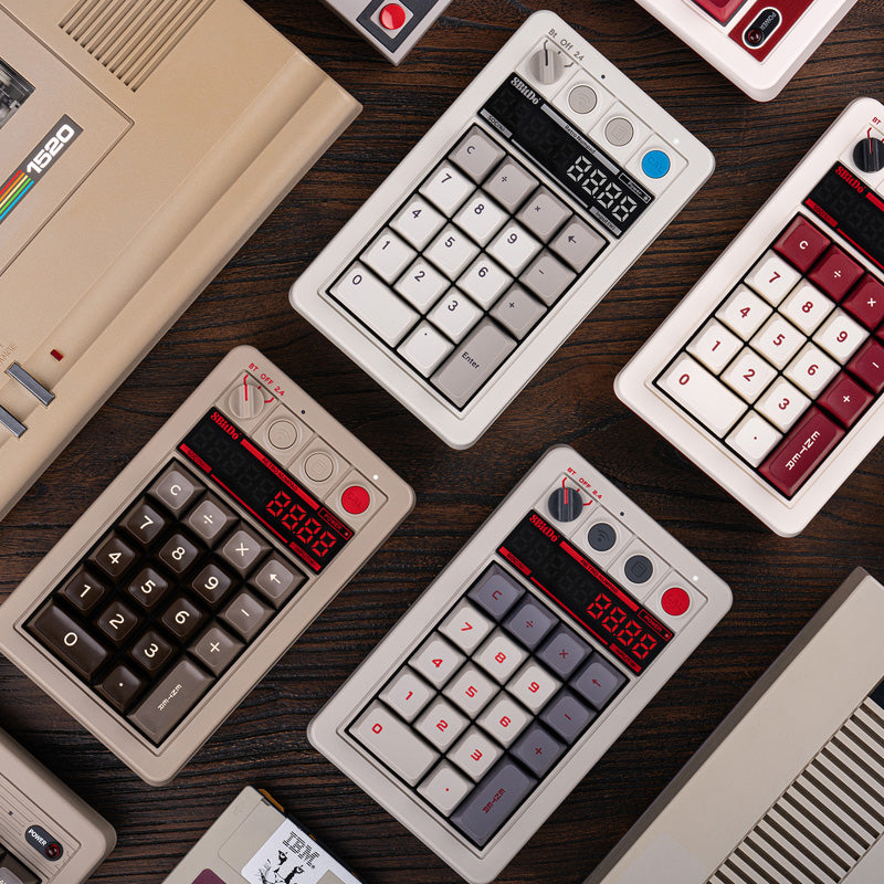 8BitDo Retro 18 Mechanical Numpad - Mechanical Keyboard Edition for Gaming and Desktop Use