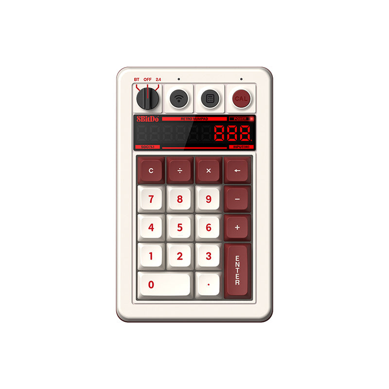 8BitDo Retro 18 Mechanical Numpad - Mechanical Keyboard Edition for Gaming and Desktop Use