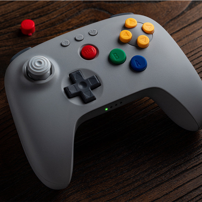 8BitDo 64 Bluetooth Controller for Analogue 3D - Controller Edition for Supported Gaming Platforms