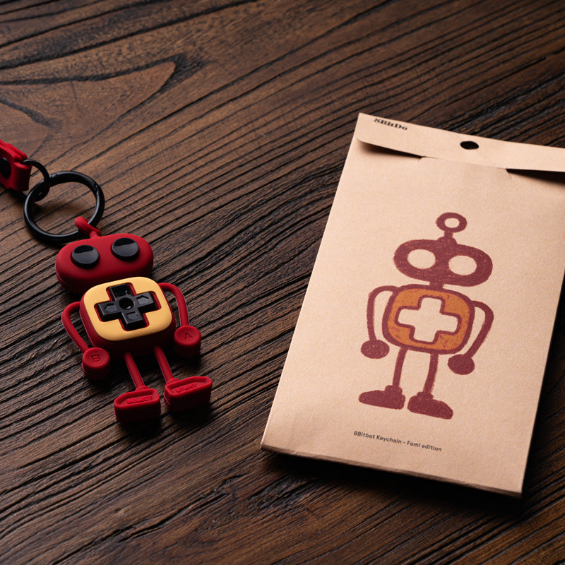 8BitDo 8Bitbot Keychain - Compact Keychain Edition with 8BitDo-Inspired Styling