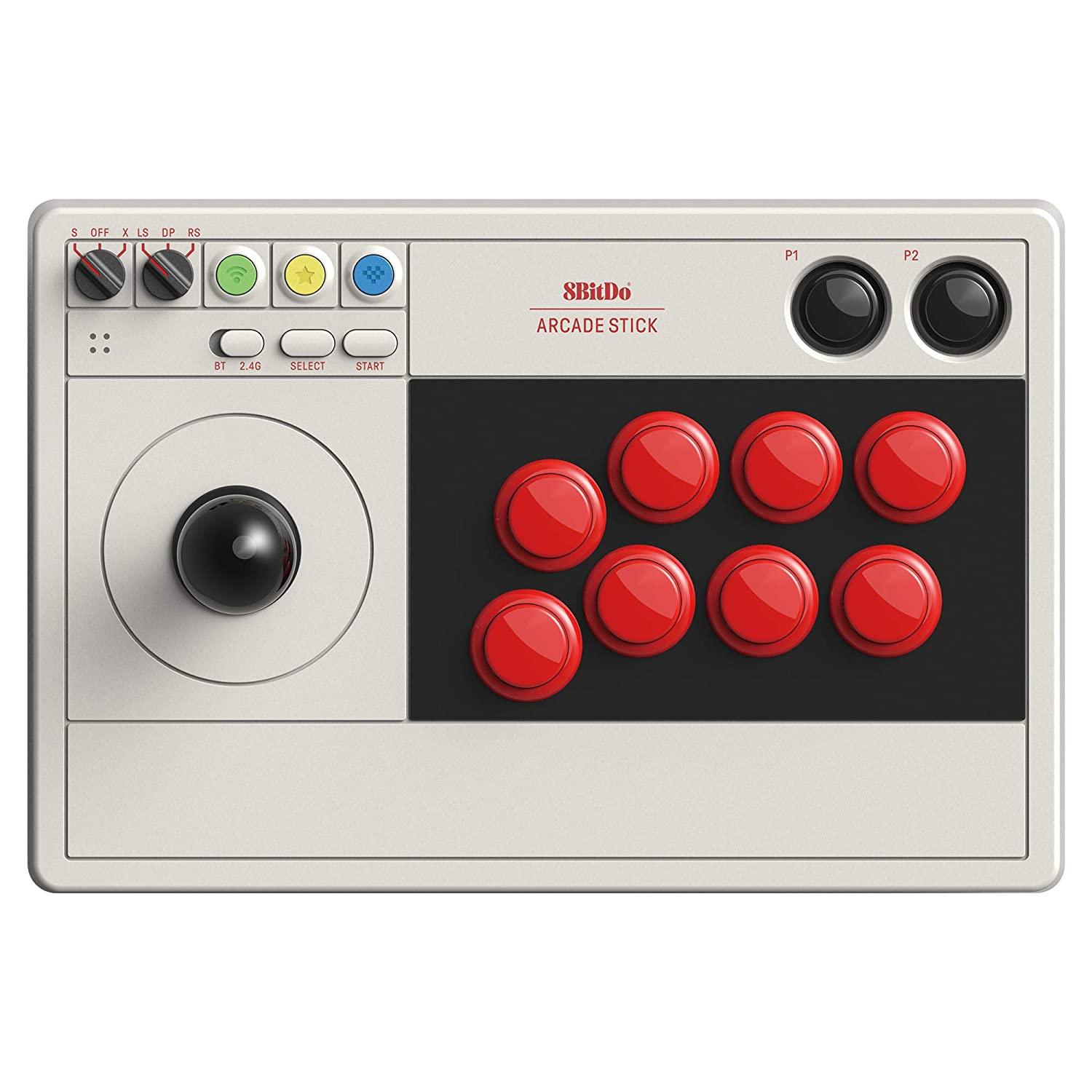 8BitDo Arcade Stick - Arcade-Style Controller for Compatible Gaming Setups