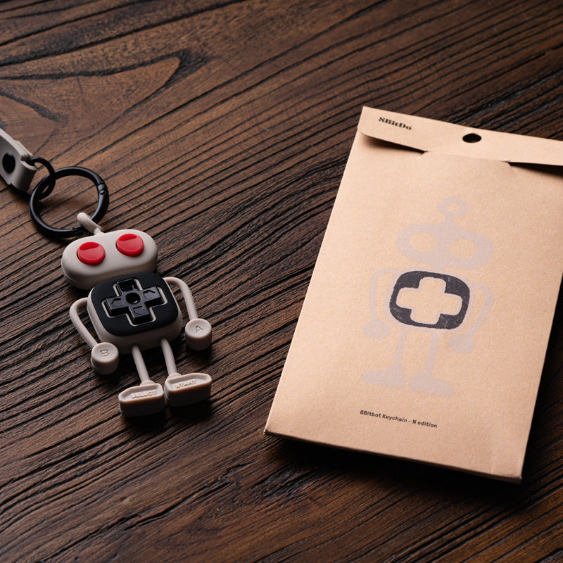 8BitDo 8Bitbot Keychain - Compact Keychain Edition with 8BitDo-Inspired Styling
