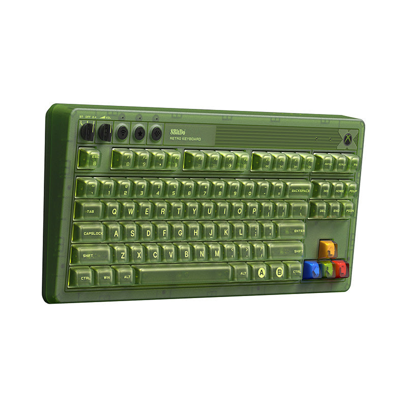 8BitDo Retro 87 Mechanical Keyboard - Xbox Edition - Mechanical Keyboard Edition for Gaming and Desktop Use