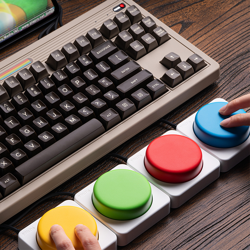 8BitDo Keyboard Extensions - Super Buttons Super ABXY Super Stick - Keyboard Accessory for Compatible 8BitDo Models