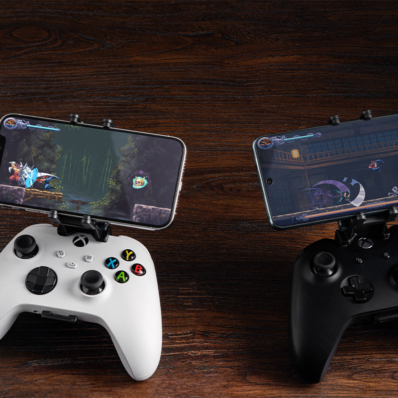 8BitDo Mobile Gaming Clip for Xbox Controllers - Mobile Clip for Compatible Controllers and Phones