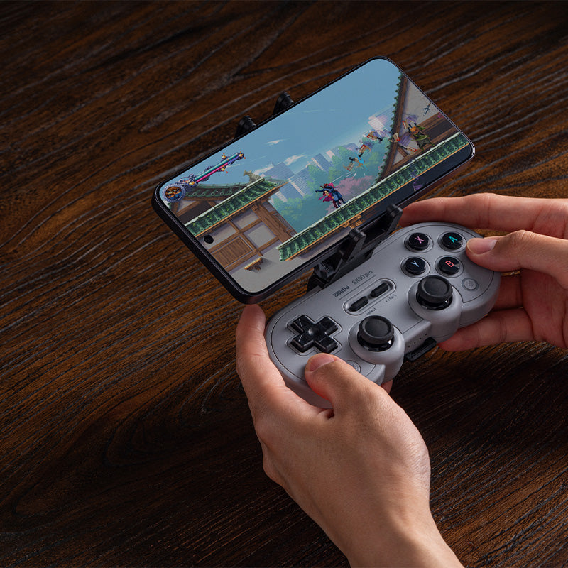 8BitDo Mobile Clip for SN30 Pro - Mobile Clip for Compatible Controllers and Phones