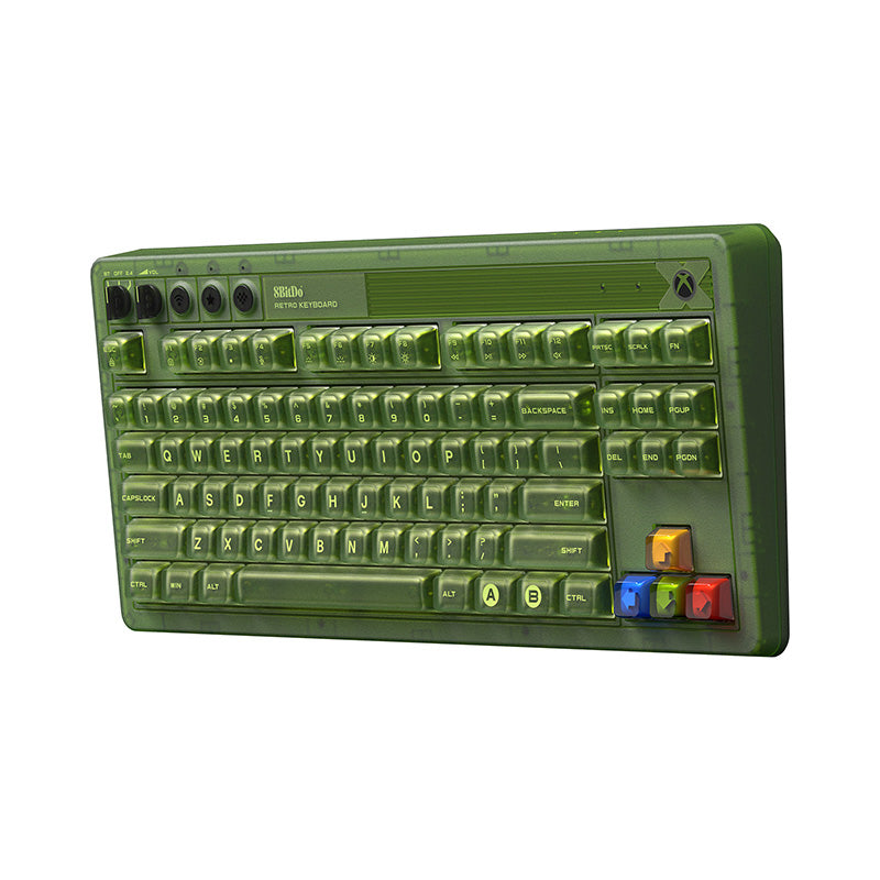8BitDo Retro 87 Mechanical Keyboard - Xbox Edition - Mechanical Keyboard Edition for Gaming and Desktop Use