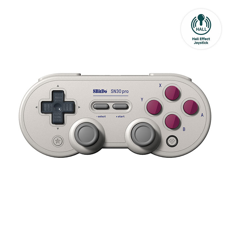8BitDo SN30 Pro (Hall Effect Joystick) - Controller Edition for Supported Gaming Platforms