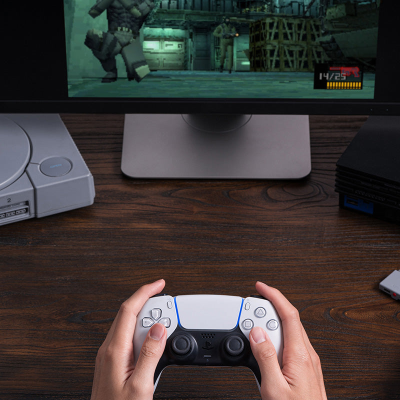 8BitDo Retro Receiver for PS1 PS2 - Adapter Edition for Supported Controllers and Systems