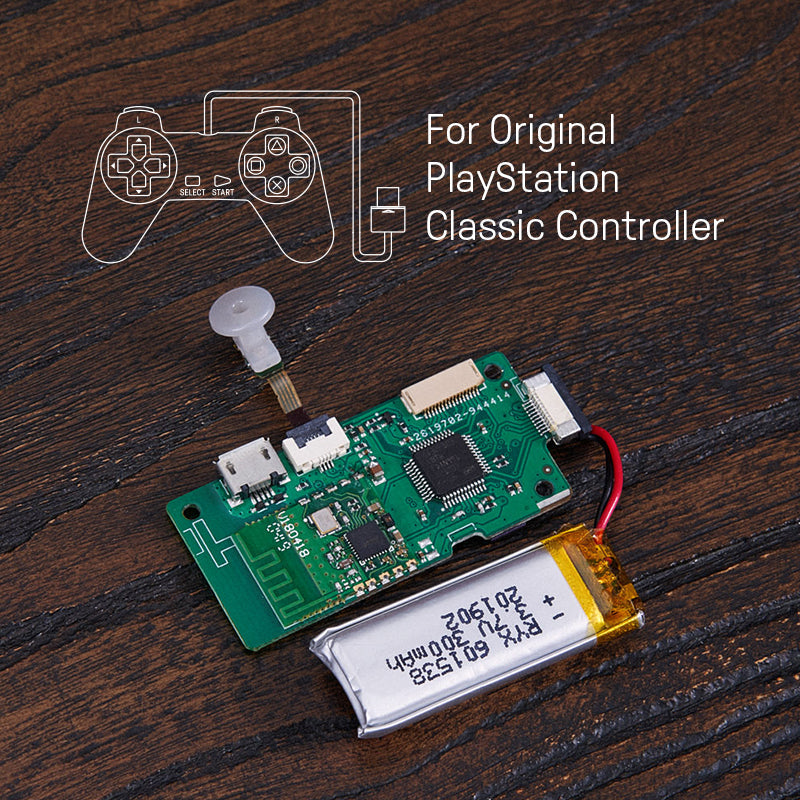8BitDo Mod Kit for Original PlayStation Classic Controller - Modification Kit for the Listed Classic Controller