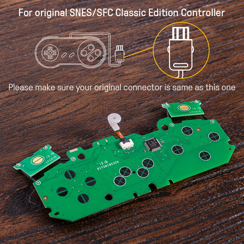 8BitDo Mod Kit for SNES/SFC Classic Edition Controller (Classic) - Modification Kit for the Listed Classic Controller